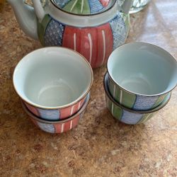 Vintage Japanese Tea Set 