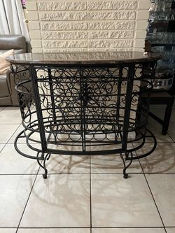 Wine Table. 44x23.    38