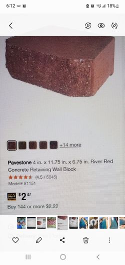 Retaining wall stones