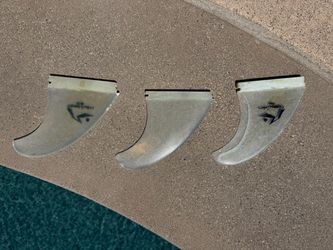 Rusty Futures Custom Surfboard Longboard fins