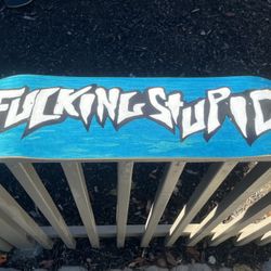 Hand painted skateboard