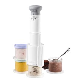 Cuisinart FastFreeze Ice Cream and Frozen Treat Maker with 4 Half-pint Cups