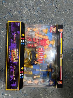 Street Fighter II Guile vs M. Bison Action Figure Set