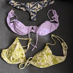 Bikini tops and bottoms