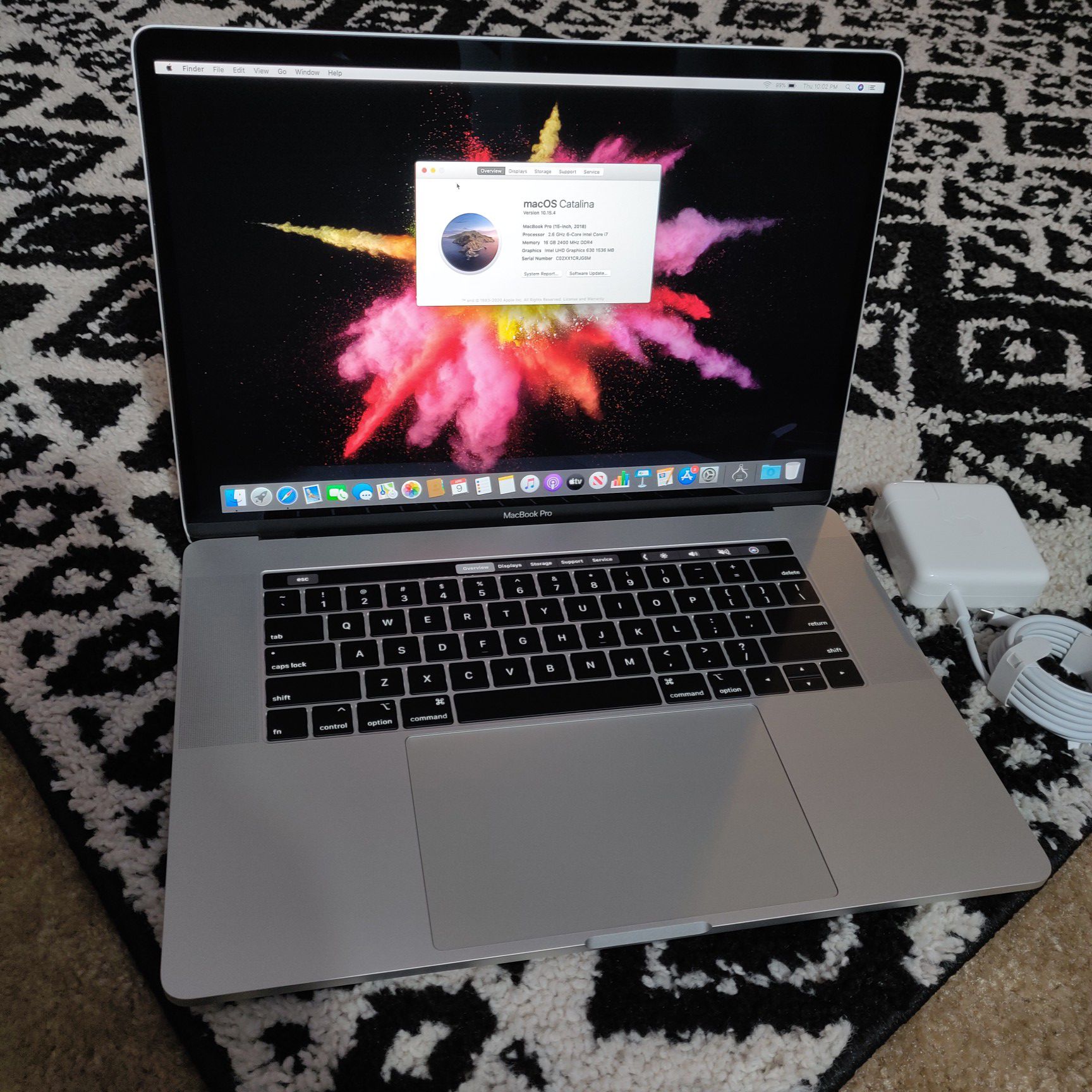 MacBook Pro 15" 2018 6-Core i7 $1300