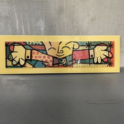 Romero Britto 3D Acrylic Wall Art Sculpture 