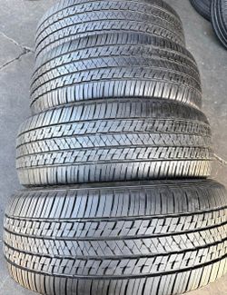 225-55R18 🏁tires 255_55R20 Briggestone brand Tires usadas en perfecta condición 80%life set of (4) .