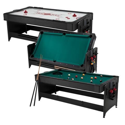 Pool and air hockey table 2 in 1 - Mesa de billar