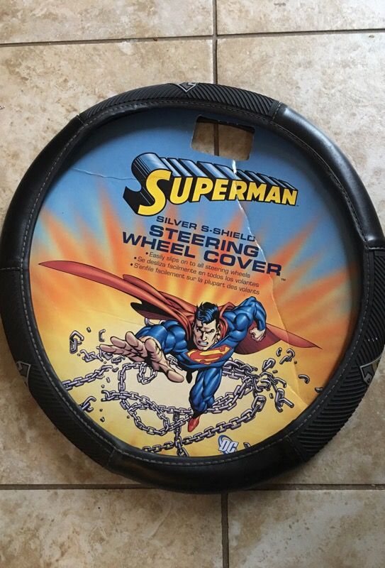 Superman steering wheel cover best sale