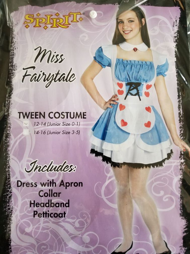 Girl's Alice in wonderland costume