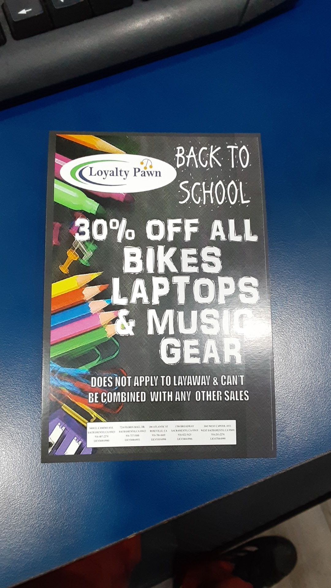 LOYALTY PAWN BACK TO SCHOOL SPECIAL