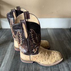 Ostrich Steel Toe Boots