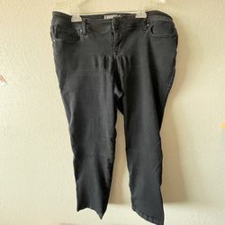Torrid, Womens Black Skinny Ankle Stretchy Pockets Casual Jeans, Plus Size 18 S