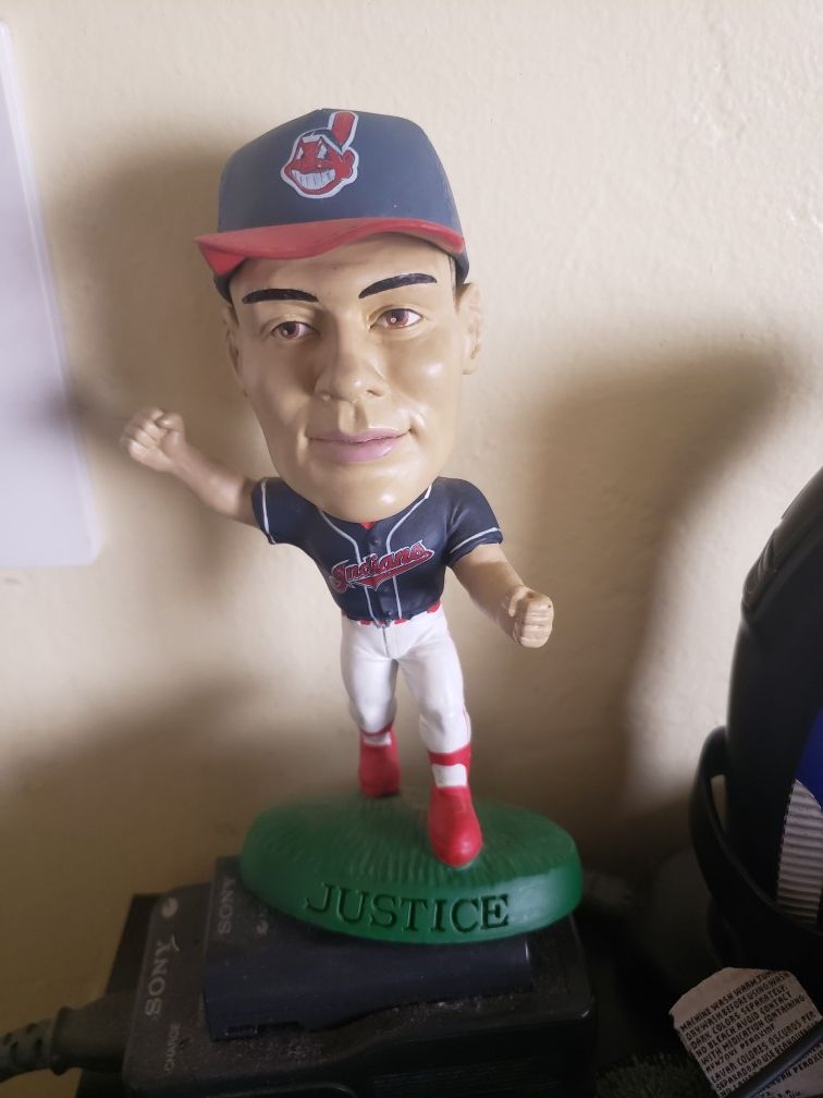 David Justice 90's Baseball Action figure Indians 6"