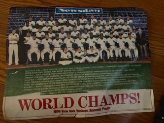 Yankee World Champs Poster Photo