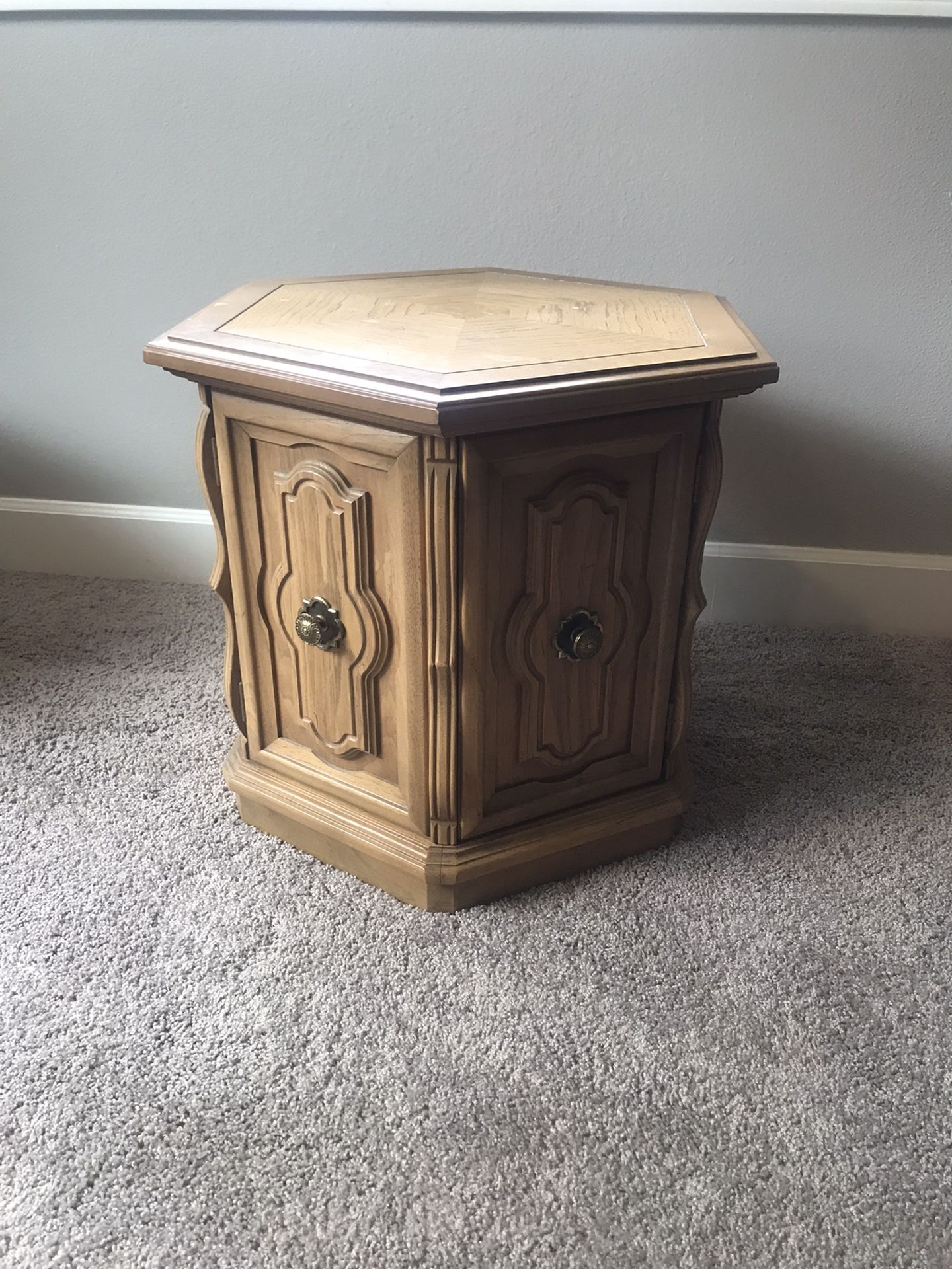 Solid Wood End Table