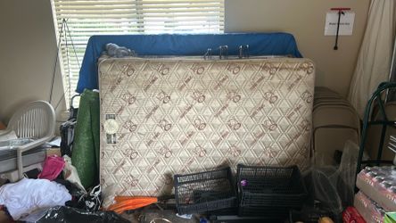 Bed, bed spring, and mattress foundation