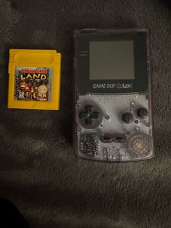 See through Gameboy Color + Donkey Kong Land