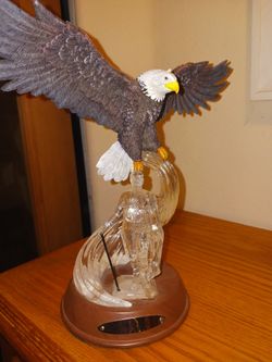 Bradford Exchange illuminated figurine Father of Liberty 9/11 collection limited edition