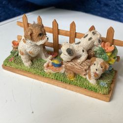 Lowell Davis Puppy Porcelain Figurine