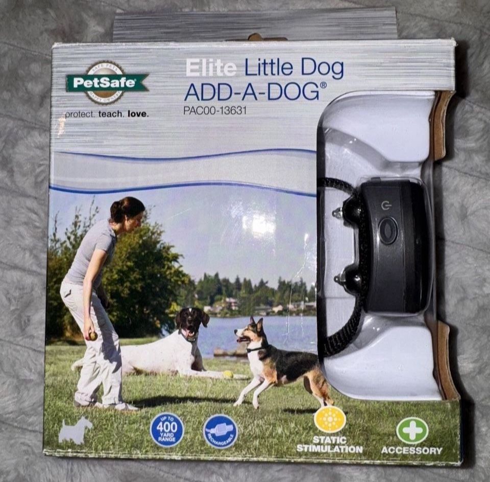 New!! PetSafe Elite Little Dog Add-A-Dog Static Collar PAC00-13631