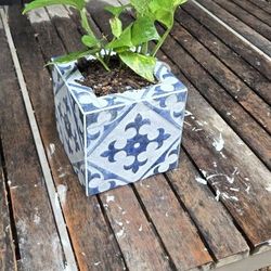 Custom Tile Flower Pot,,