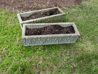 Cement planters