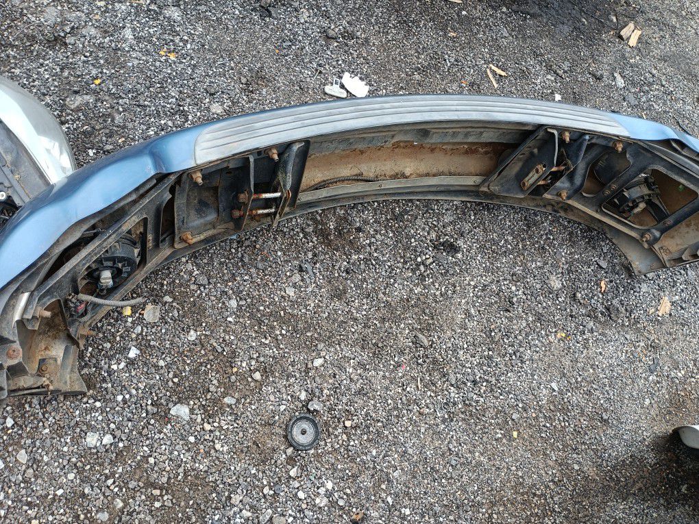 Complete Front Bumper With All The Bracket On It. 2002/4 Dodge Ram Truck 