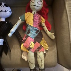 -Disney Sally And Jack Plush Dolls-