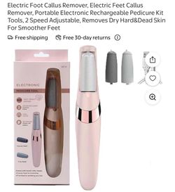 Electric callus remover, new
