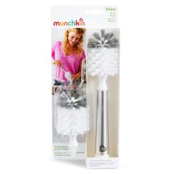 Munchkin Stainless Steel Bottle Brush with Brush Head Refill