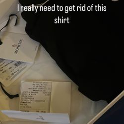 AUTHENTIC MONCLER SHIRT NEED Gone ASAP