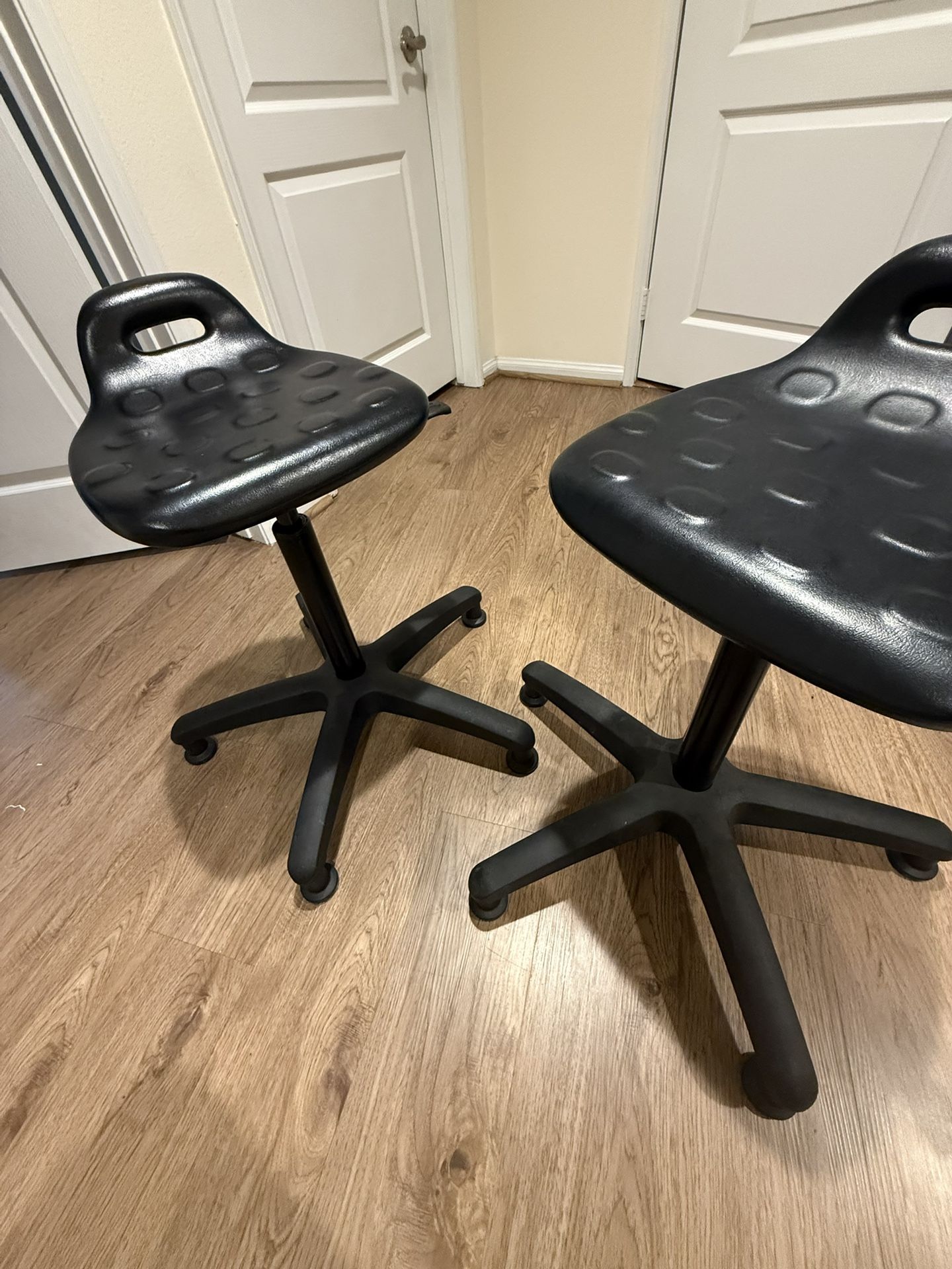 Chair. These are two industrial Bristol Typist Chairs. 
