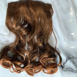 Hair extensions clip in