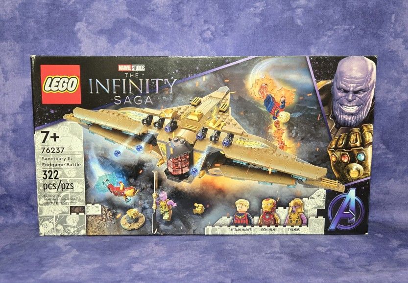 Lego Marvel 76237 Sanctuary II: Endgame Battle Set • NIB Retired