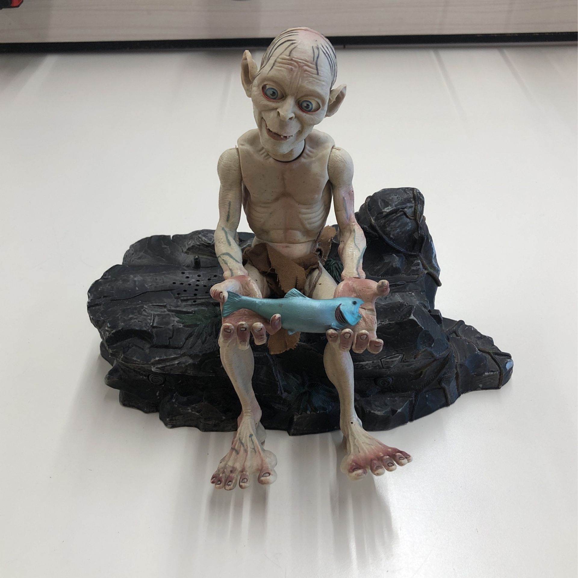 Lord of the Rings 10'' GOLLUM SMEAGOL Electric Talking Figure Toy Biz USED