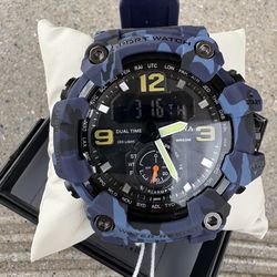 Activa X Black Ops 56mm Blue Camo By Invicta Mens Watch New With Tags & Box