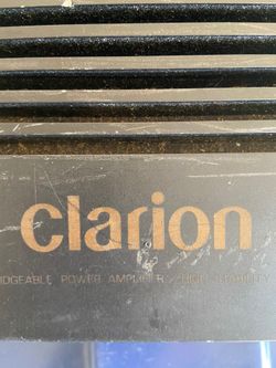 CLARION CAR AMP ****MAKE OFFER***