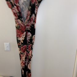 Flower Womens wrap dress