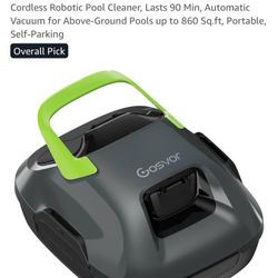 Cordless Robotic Pool Cleaner ( For ABOVE GROUND POOLS)