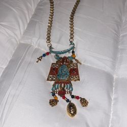 Signed "ART" Egyptian Revival Necklace