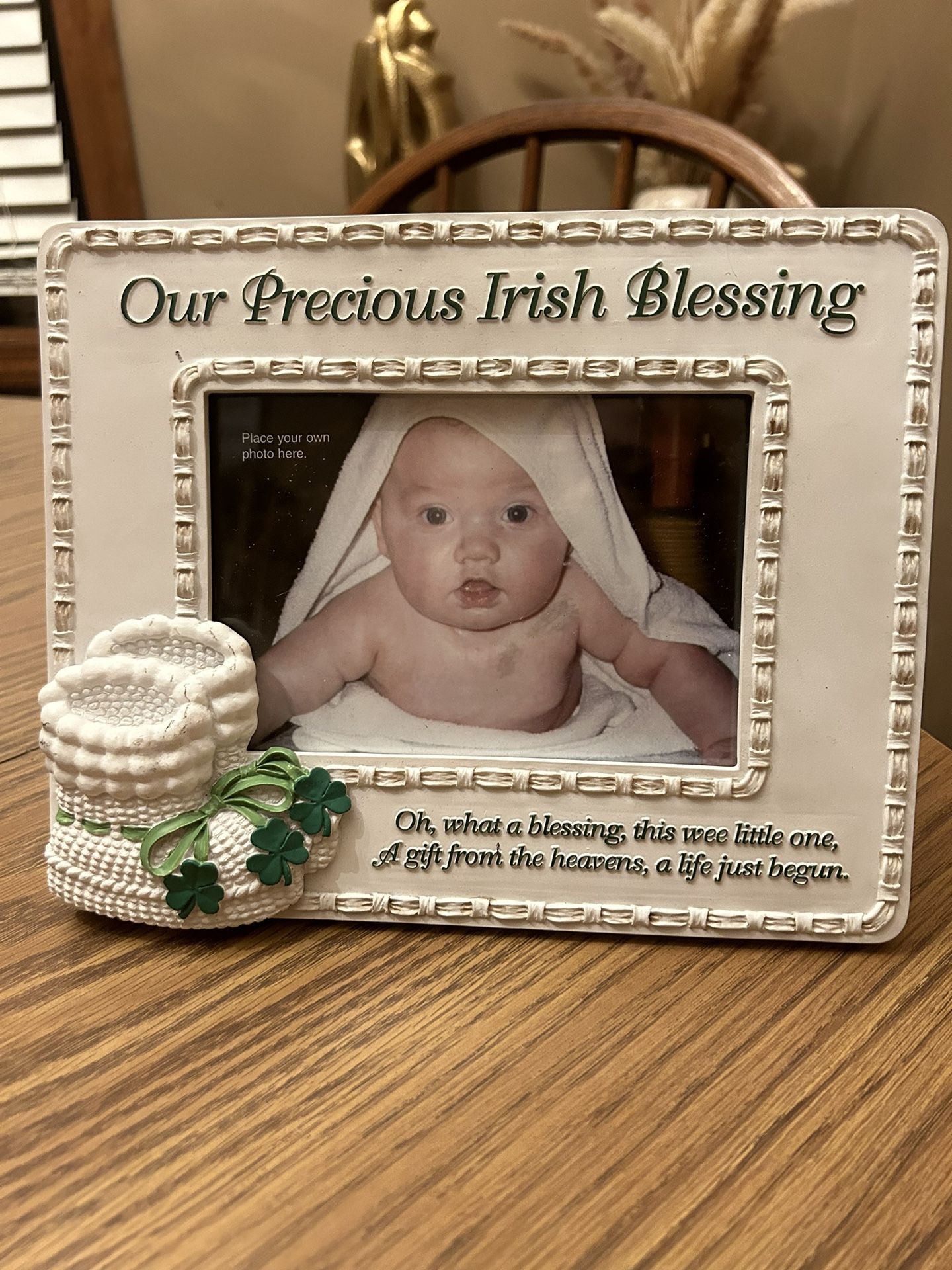 Irish Blessings - baby picture frame