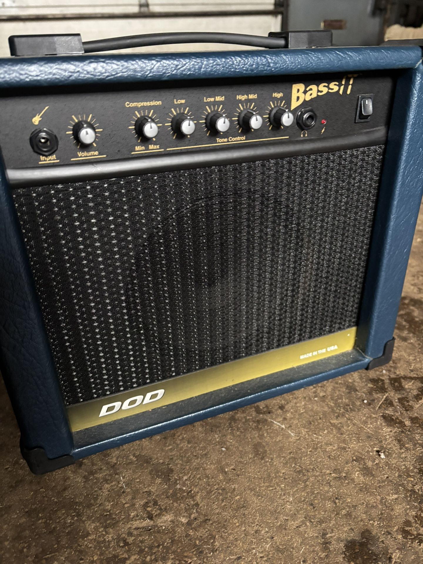 DOD Bass It 40 Watt Amp Blue