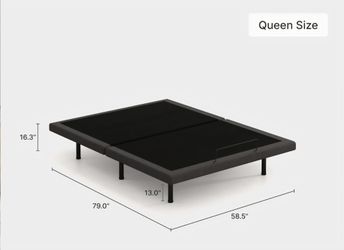 Queen size adjustable bed frame from dreamclouds