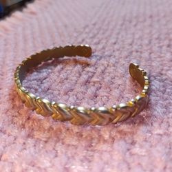 Magnetic Brass And Copper Bracelet