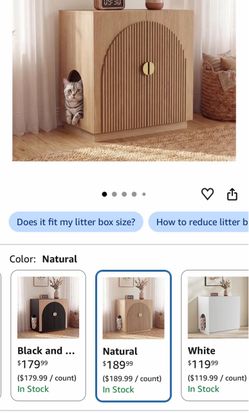 Litter box cabinet