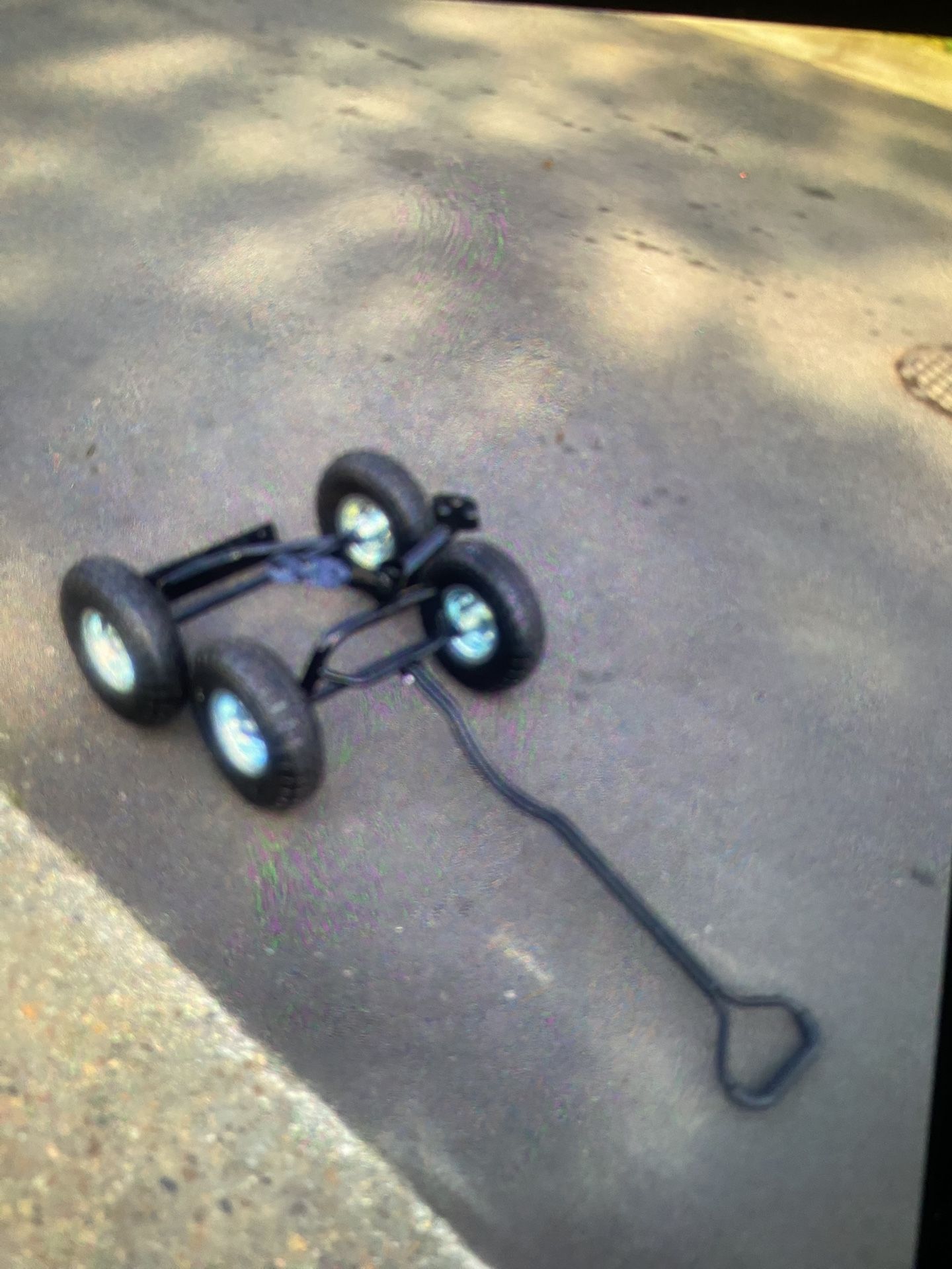 FOUR HEAVY DUTY WAGON WHEELS (New)