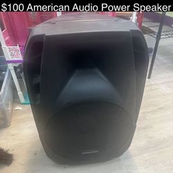 American Audio 15" powered speaker