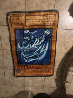 Yu gi oh blue eyed dragon rug