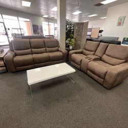 Sofa And Loveseat Power Recliner 
